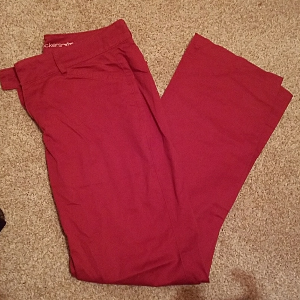 Dockers red chino pants.  Like new.  No wear.